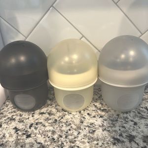 Boon NURSH Reusable Silicone Baby Bottles 4 oz.